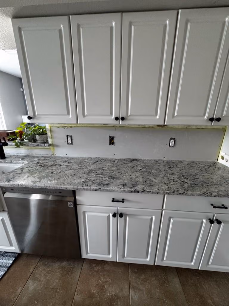 costa flooring pros sleek white kitchen backsplash transformation 3